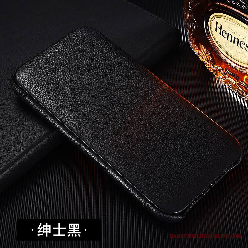 iPhone 11 Pro Max Kuori Puhelimen Uusi Nahkakotelo Musta Lehmä Liiketoiminta Suojaus