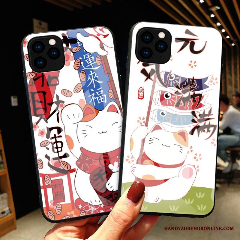 iPhone 11 Pro Max Kuori Rikkaus Puhelimen Kuoret Murtumaton Sarjakuva Kissa All Inclusive Ihana