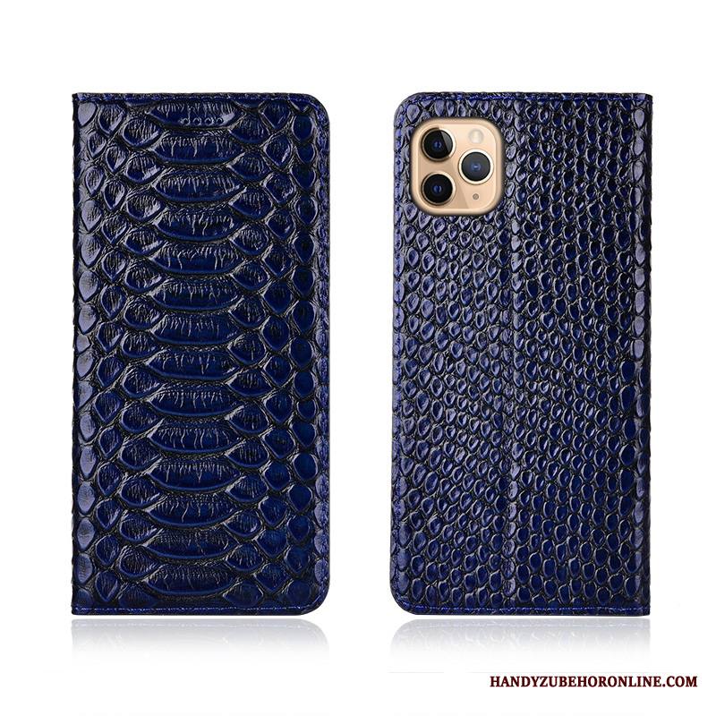 iPhone 11 Pro Max Kuori Simpukka Nahkakotelo Kukkakuvio Murtumaton Suojaus Luova Aito Nahka