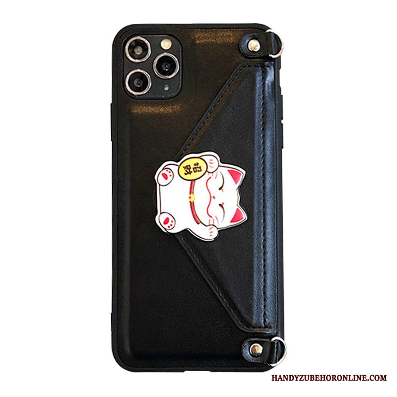 iPhone 11 Pro Max Puhelimen Kuoret Kotelo Nahka Murtumaton Salkku Kova Kuori