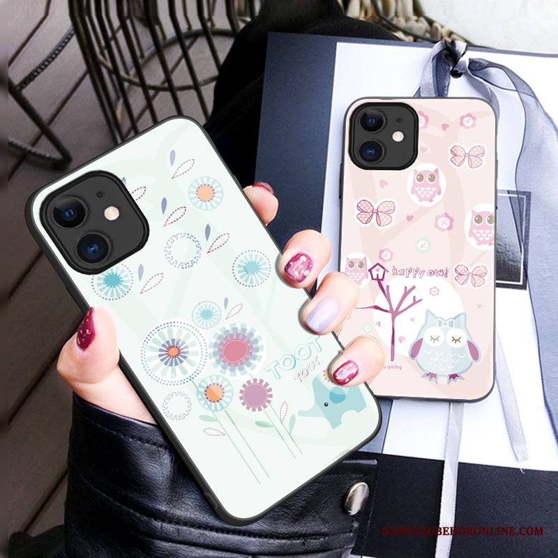 iPhone 12 Mini Kuori Lasi Kissa Luova Suojaus Persoonallisuus Pu Gongying Murtumaton