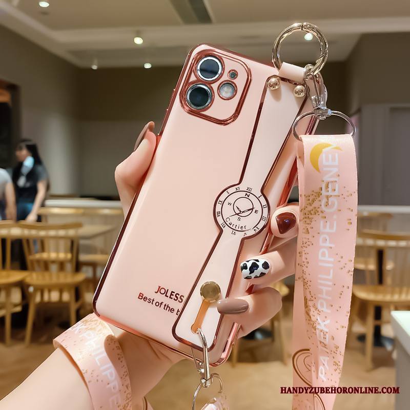 iPhone 12 Pro Max Kuori Tuki All Inclusive Ohut Silikoni Violetti Jauhe Ultra