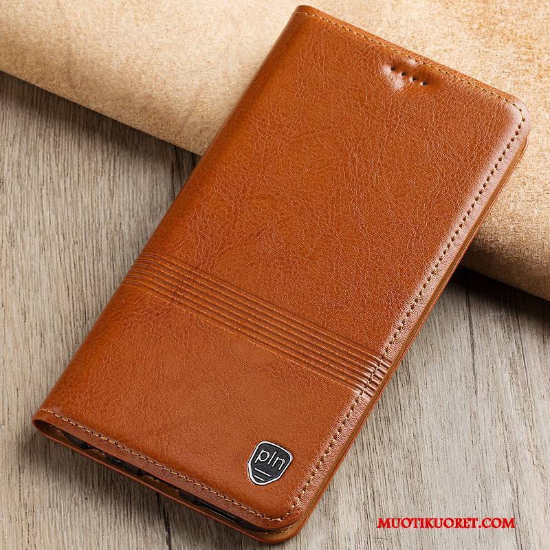 iPhone 5/5s Kuoret Kotelo Nahkakotelo Aito Nahka Puhelimen Kuoret Suojaus Kuori