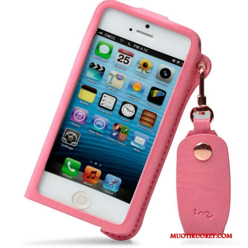 iPhone 5/5s Kuori Hoikka Kotelo Nahkakotelo Puhelimen Suojaus Jauhe