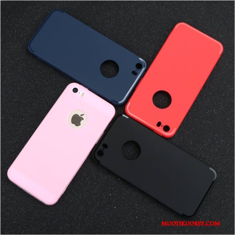 iPhone 5/5s Kuori Kotelo Luova Pesty Suede Suojaus Pehmeä Neste Ohut Silikoni