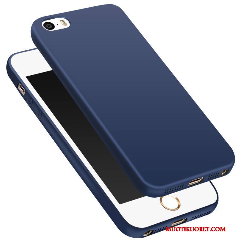 iPhone 5/5s Ultra Pesty Suede Läpinäkyvä Kuori Ohut Silikoni Suojaus