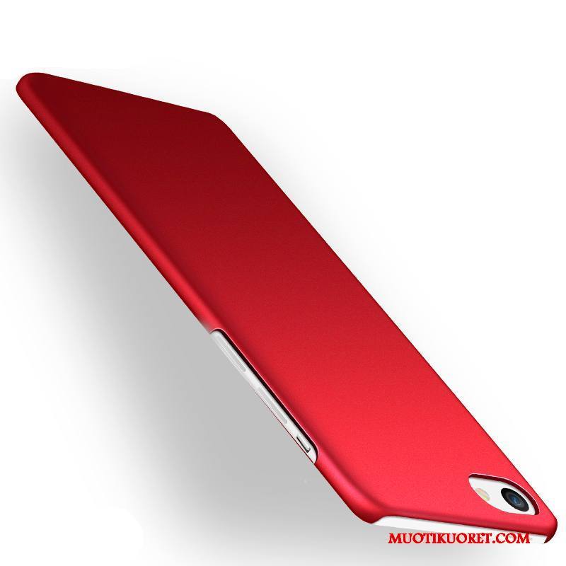 iPhone 5c Kuori Suojaus Kotelo Puhelimen Kuoret Punainen Kova Trendi Pesty Suede