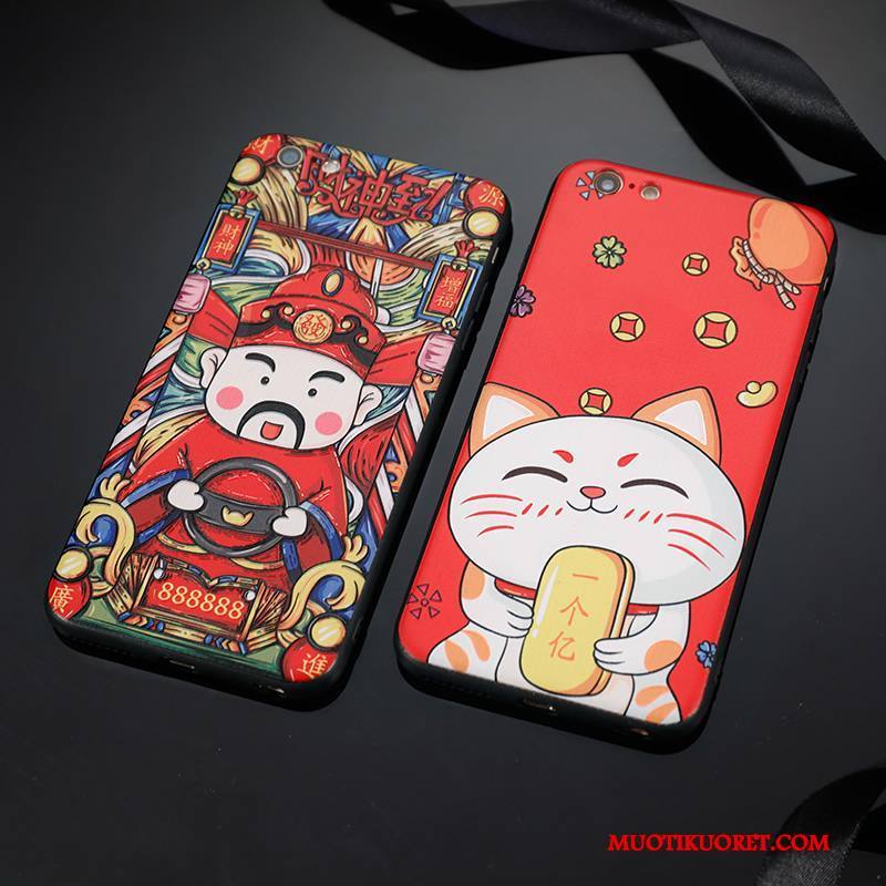 iPhone 6/6s Kuori Puhelimen Kuoret Kotelo Net Red All Inclusive Kova Trendi Lasi