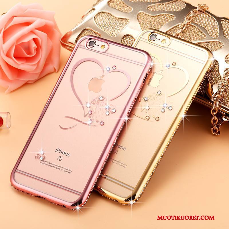 iPhone 6/6s Kuori Tide-brändi Murtumaton Uusi Puhelimen Kuoret Kulta Ylellisyys Pinkki