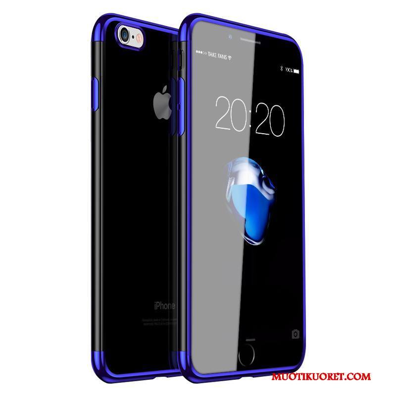 iPhone 6/6s Kuori Yksinkertainen Kotelo Sininen Pinnoitus Trendi Puhelimen Kuoret Suojaus