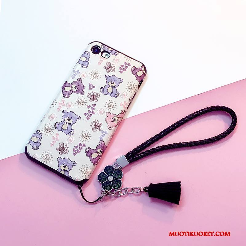 iPhone 6/6s Plus Ihana Silikoni Kuori Musta All Inclusive Murtumaton Kotelo