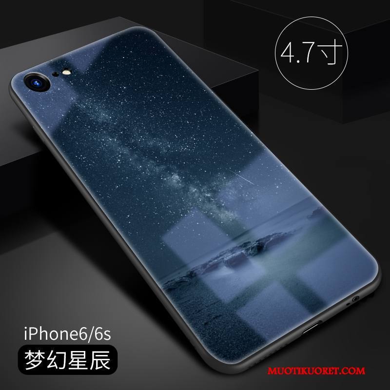 iPhone 6/6s Plus Kuori Murtumaton All Inclusive Sininen Pehmeä Neste Puhelimen Kuoret Silikoni Trendi