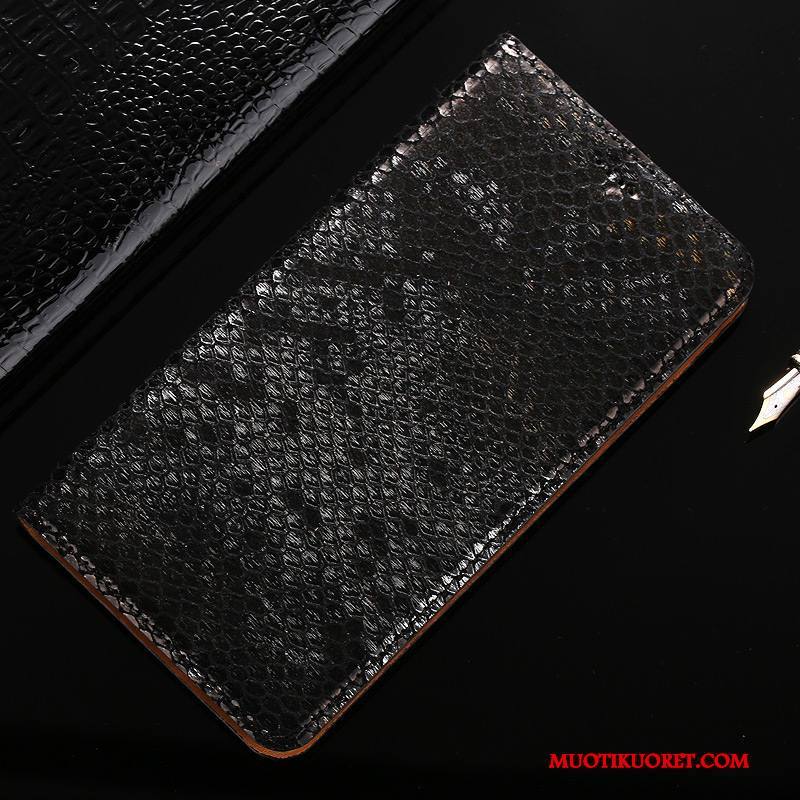 iPhone 6/6s Plus Kuori Nahkakotelo Suojaus Puhelimen Musta Aito Nahka Puhelimen Kuoret