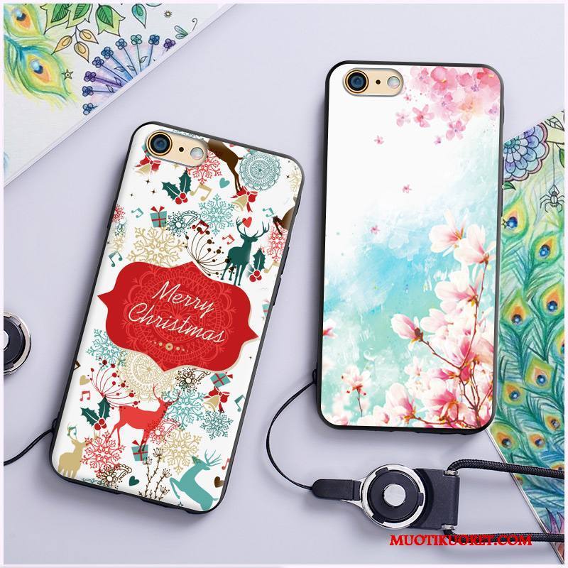 iPhone 6/6s Plus Kuori Susi Punainen Kohokuviointi Pehmeä Neste Puhelimen Kuoret Suojaus All Inclusive
