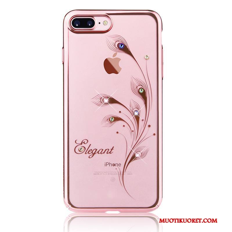 iPhone 7 Kuori Strassi Kotelo Murtumaton Uusi Pinkki All Inclusive Ylellisyys