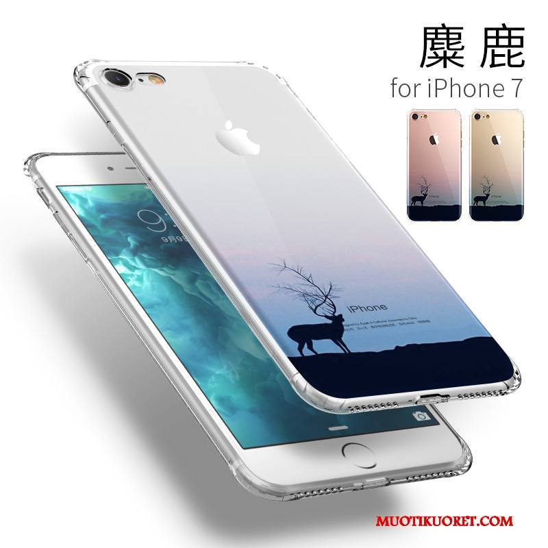 iPhone 7 Kuori Uusi Persoonallisuus Kotelo Luova Murtumaton Sininen Trendi