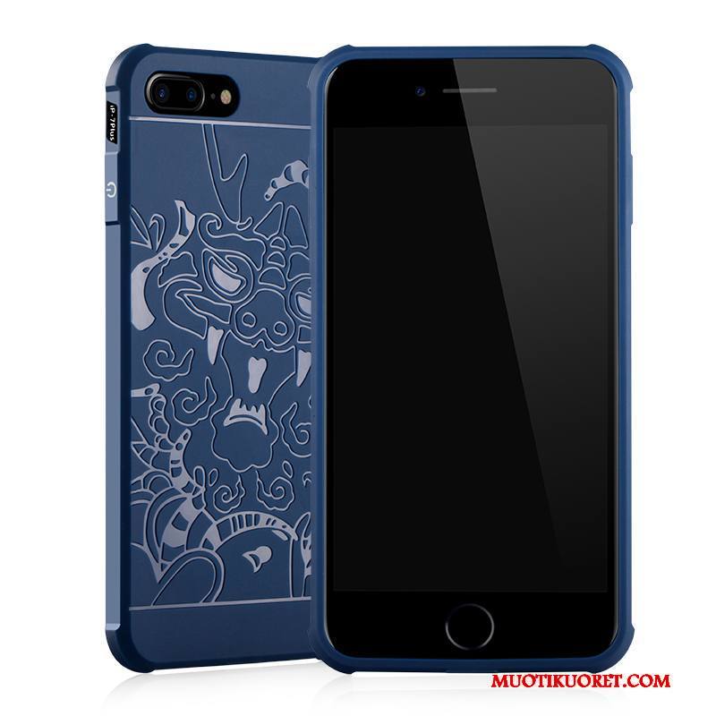 iPhone 7 Plus Kotelo Puhelimen Murtumaton Pehmeä Neste Puhelimen Kuoret Sininen Kuori