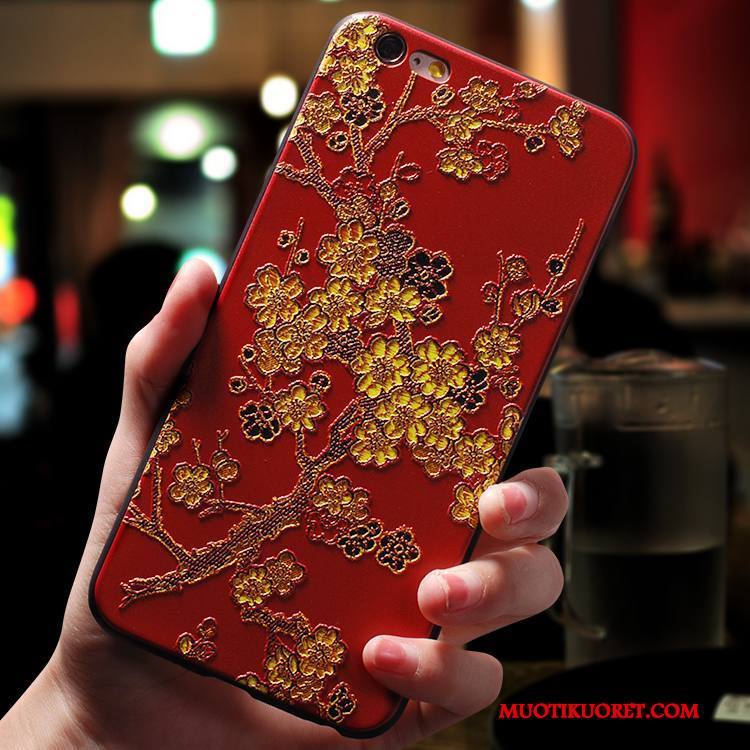iPhone 7 Plus Kuori Luova Persoonallisuus Kiinalainen Tyyli All Inclusive Punainen Murtumaton Kotelo