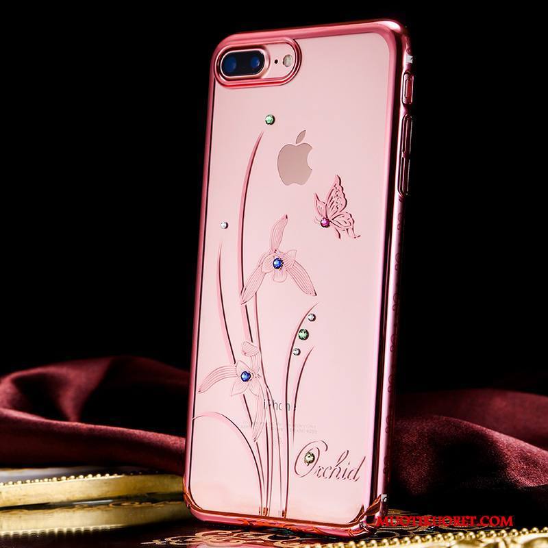 iPhone 7 Plus Kuori Puhelimen Kuoret Kova Strassi Ohut Pinkki Ylellisyys Uusi