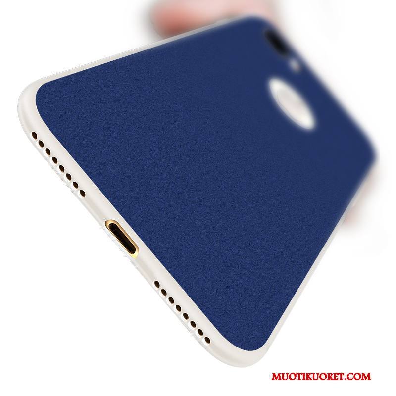 iPhone 7 Plus Kuori Silikoni All Inclusive Trendi Murtumaton Kotelo Sininen Pehmeä Neste