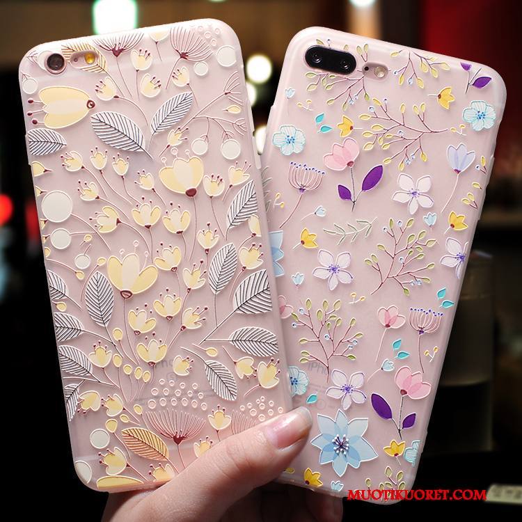 iPhone 7 Plus Kuori Silikoni Kustannukset Puhelimen Kuoret Läpinäkyvä Jauhe Kotelo Pesty Suede