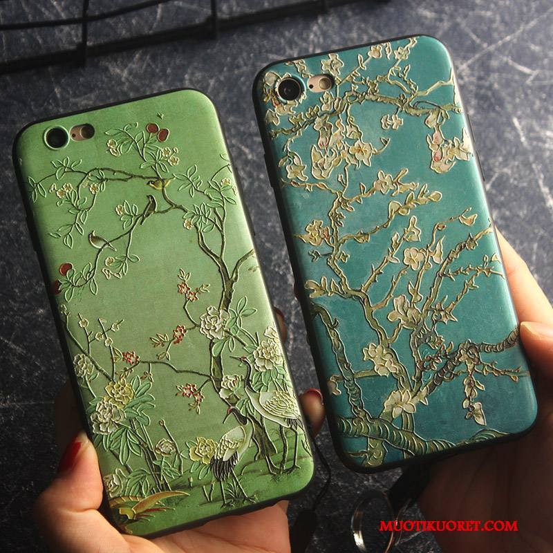 iPhone 7 Plus Puhelimen Kuoret Vihreä Ripustettavat Koristeet Kuori Suojaus Murtumaton Kotelo