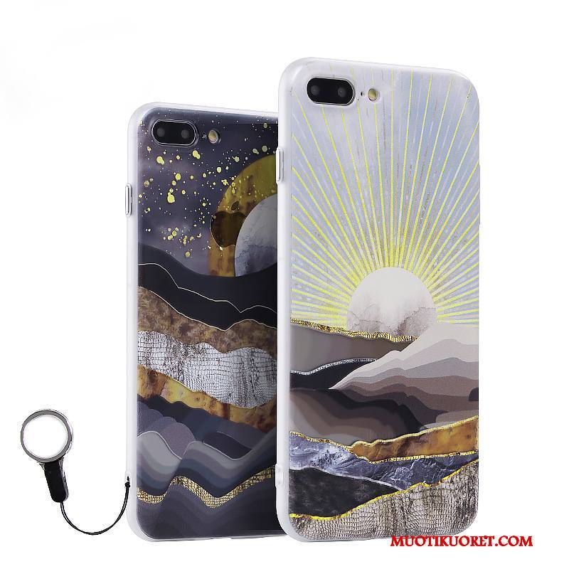 iPhone 8 Kuori Harmaa Kotelo All Inclusive Suojaus Puhelimen Kuoret Murtumaton Taide