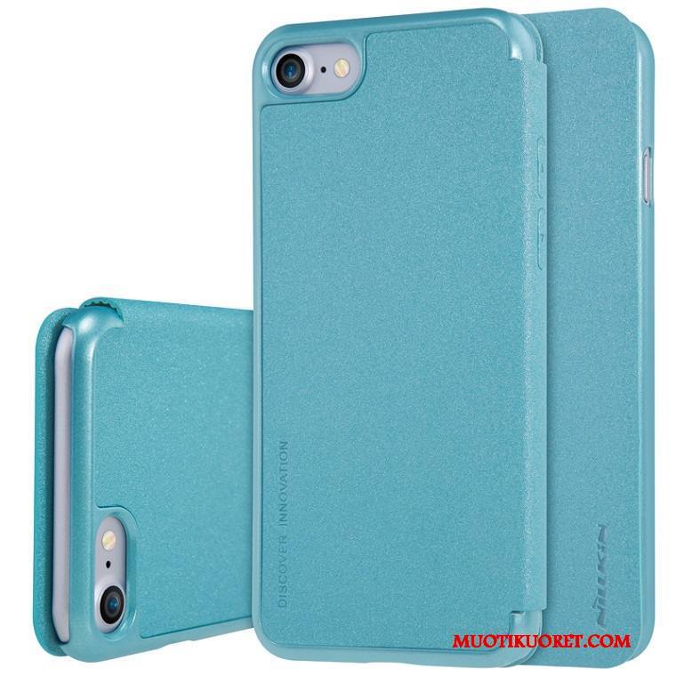 iPhone 8 Kuori Puhelimen Sininen Kuoret Suojaus Kulta Kotelo Nahkakotelo