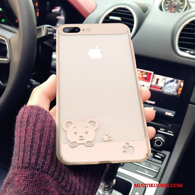iPhone 8 Kuori Silikoni Kulta Ultra Puhelimen Kuoret All Inclusive Pehmeä Neste Persoonallisuus