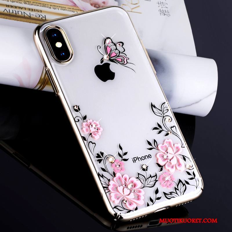 iPhone X Kuori Murtumaton Jauhe Puhelimen Kuoret Tide-brändi Ylellisyys Kotelo All Inclusive