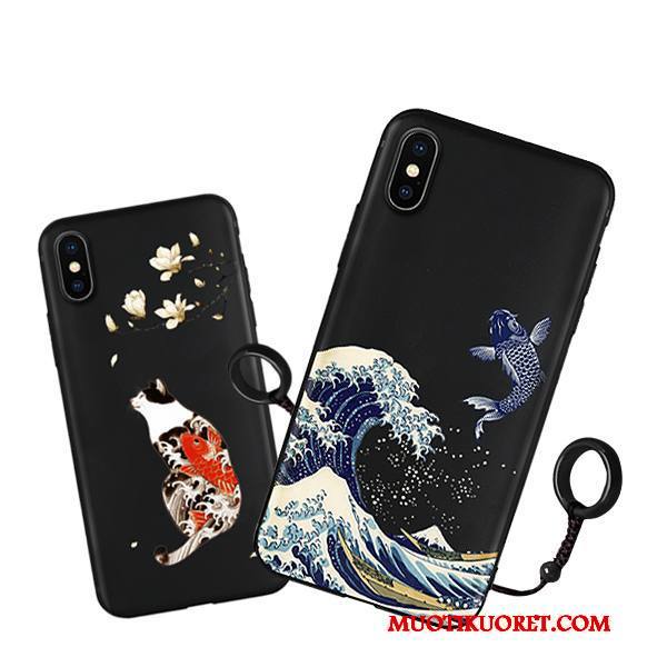 iPhone X Kuori Puhelimen Kuoret Tide-brändi Musta Luova Uusi Persoonallisuus Kotelo