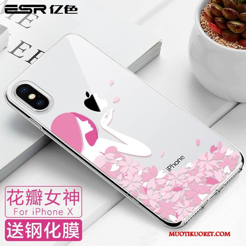 iPhone X Kuori Uusi Murtumaton Net Red Tide-brändi Kotelo Puhelimen Kuoret All Inclusive