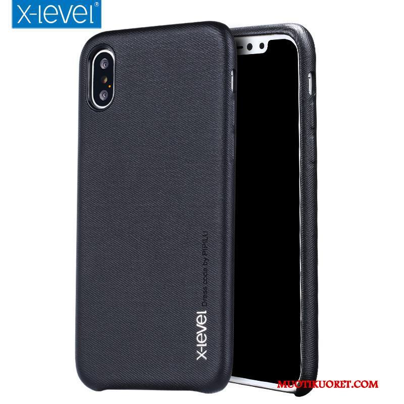 iPhone X Puhelimen Kuoret Persoonallisuus Pesty Suede Murtumaton Suojaus Kuori Kotelo