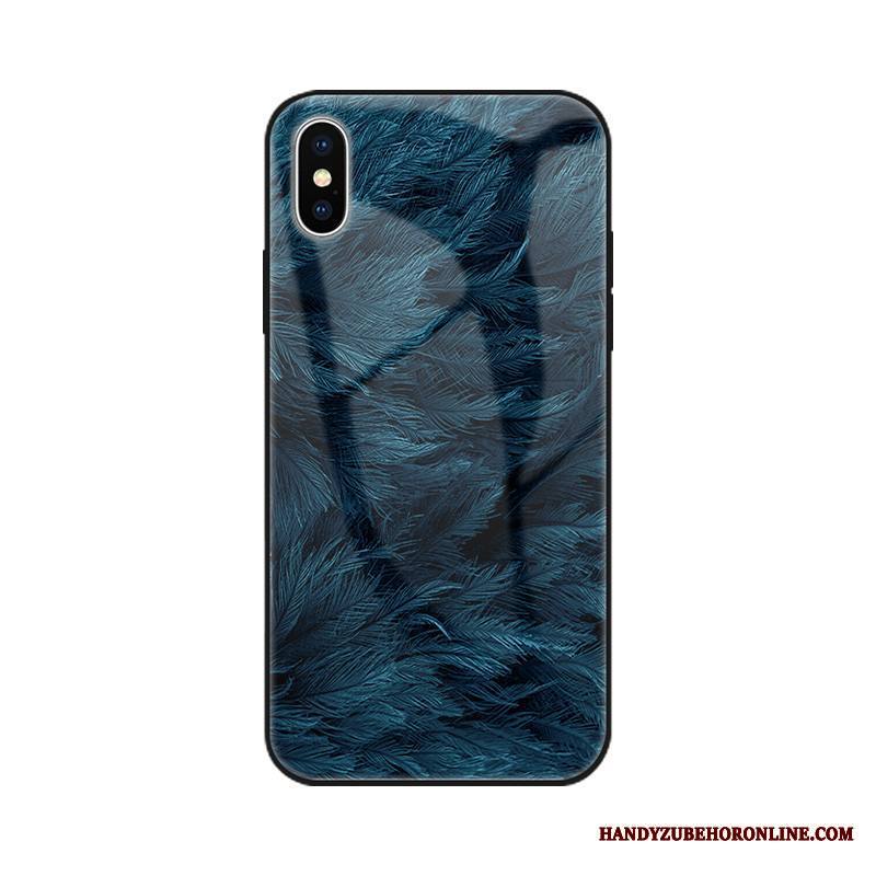 iPhone Xs Kuori Rakastunut Persoonallisuus Tide-brändi Lasi Puhelimen Kuoret Suojaus