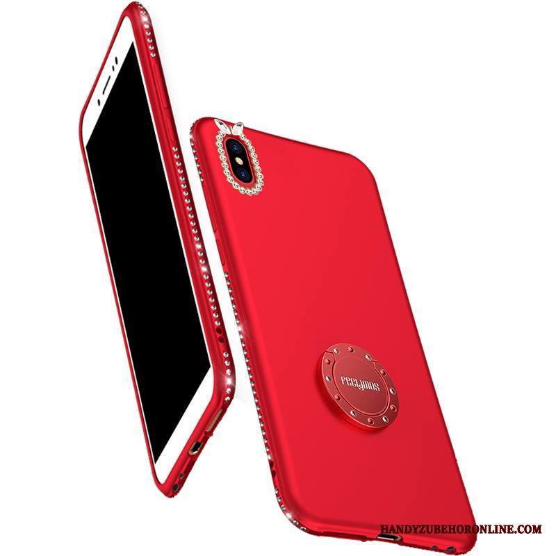 iPhone Xs Max Kuori Silikoni Uusi Tuki Kotelo Strassi Ultra